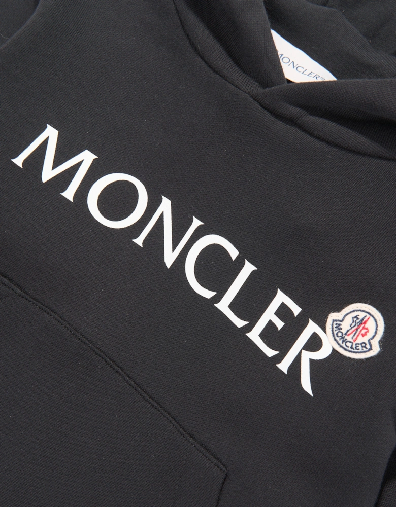 Enfant Boys Logo Hoodie in Black