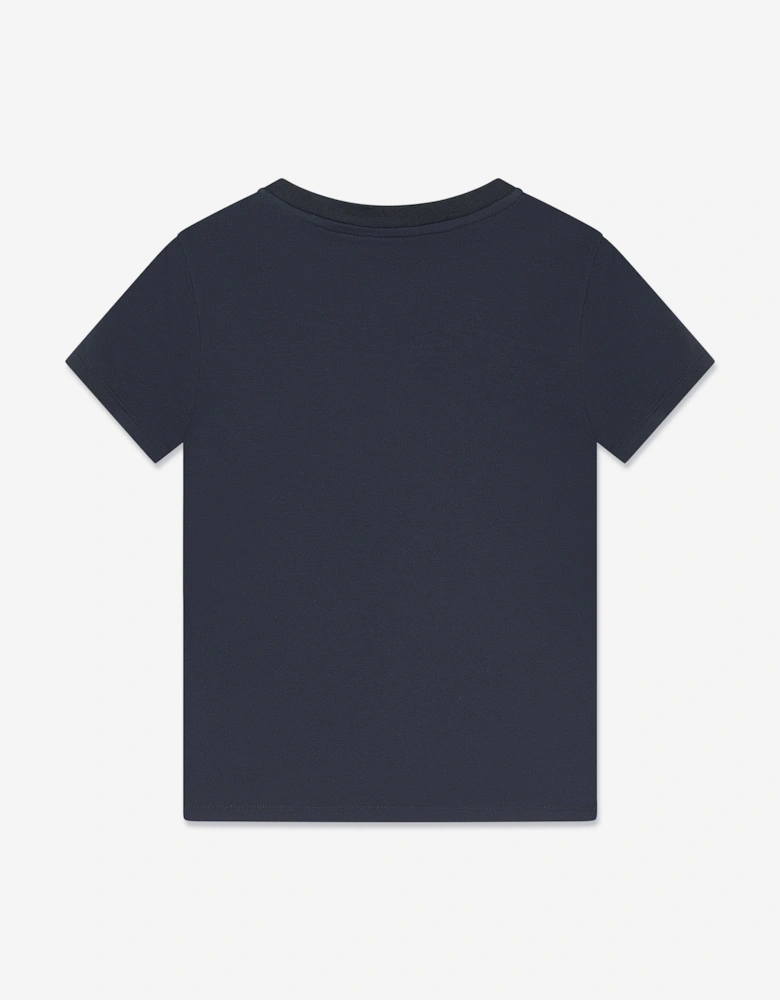 Girls Logo T-Shirt in Navy