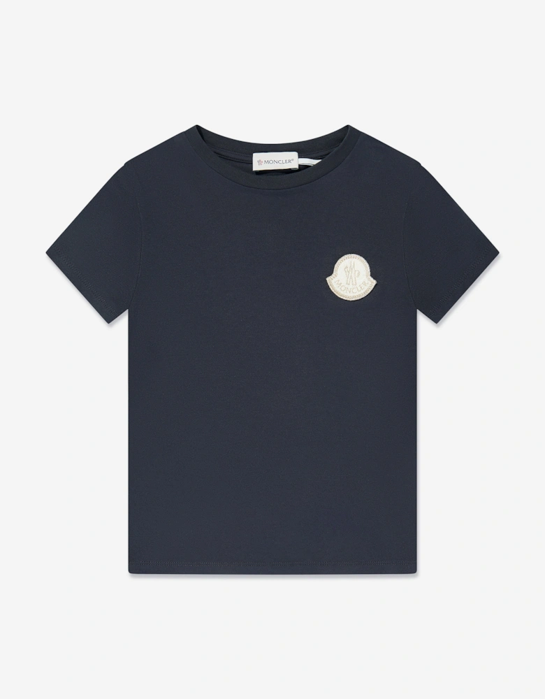 Girls Logo T-Shirt in Navy