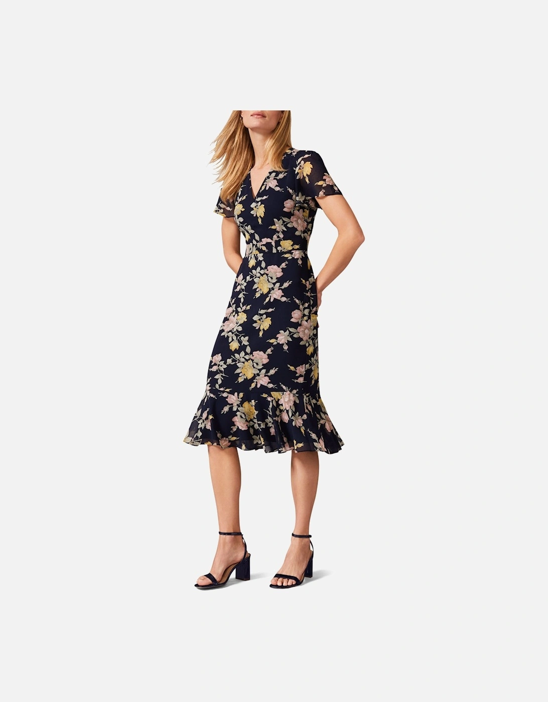 Melissa Georgette Floral Dress, 2 of 1