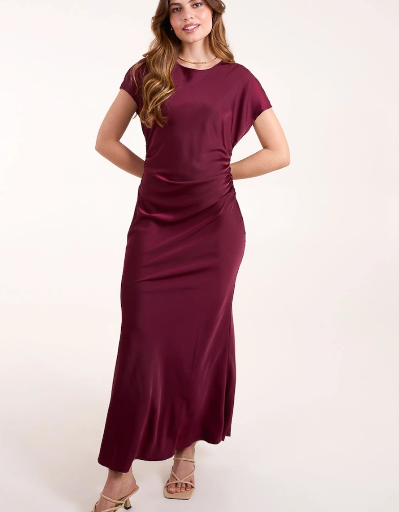 Bias Cut Batwing Slip Dress