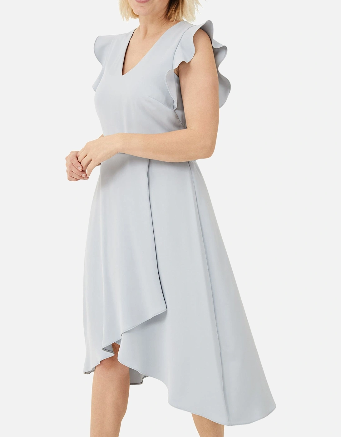 Aurelia Belted Eclipse Hem Dress Plain, 2 of 1