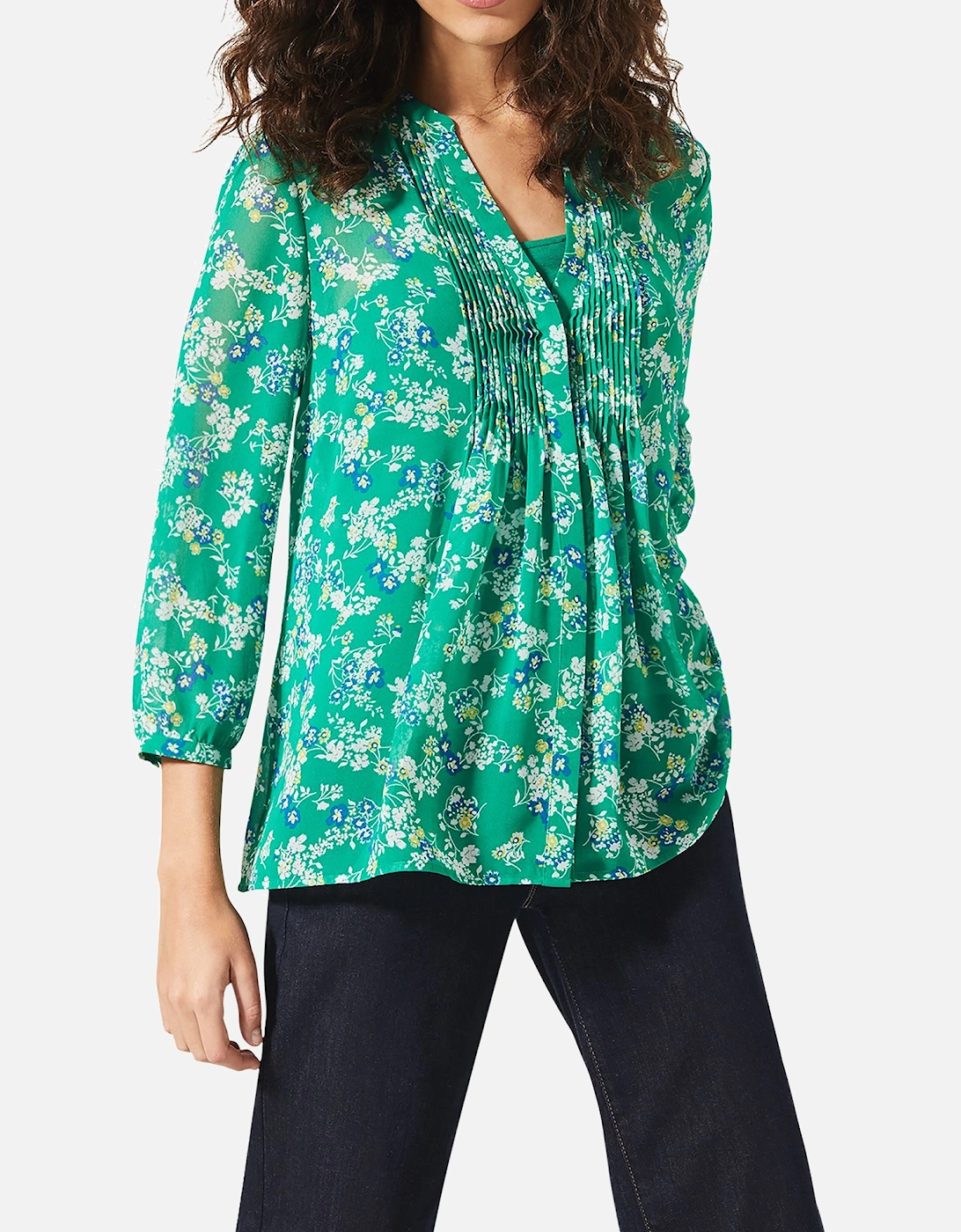 Ida Print Blouse Floral, 2 of 1