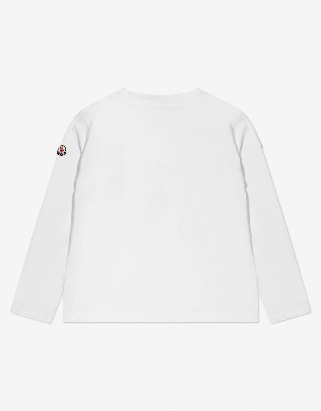 Enfant Boys Long Sleeve Logo T-Shirt in White