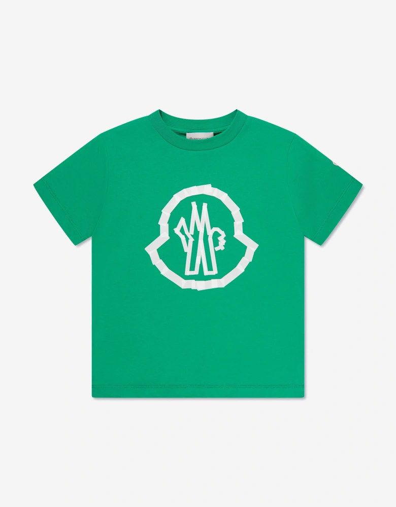 Enfant Boys Logo T-Shirt in Green