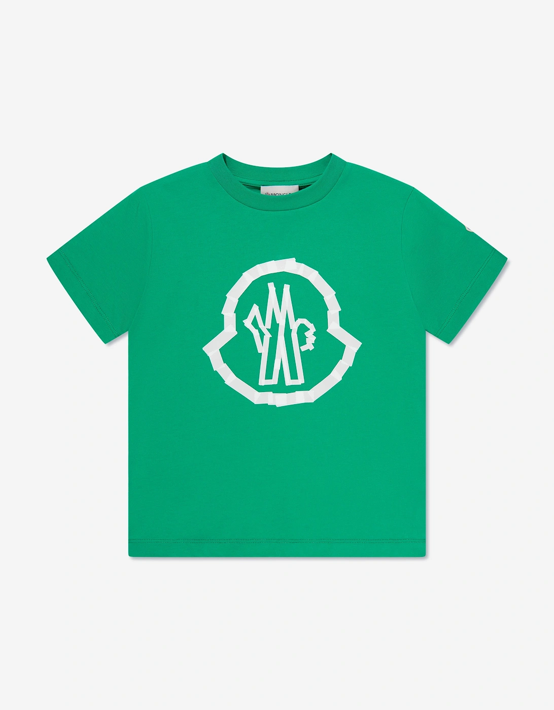 Enfant Boys Logo T-Shirt in Green, 5 of 4