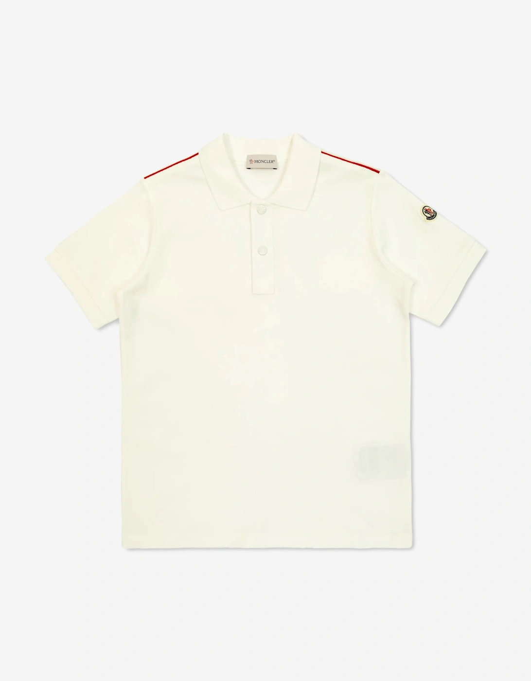 Boys Cotton Polo Shirt in Ivory, 5 of 4