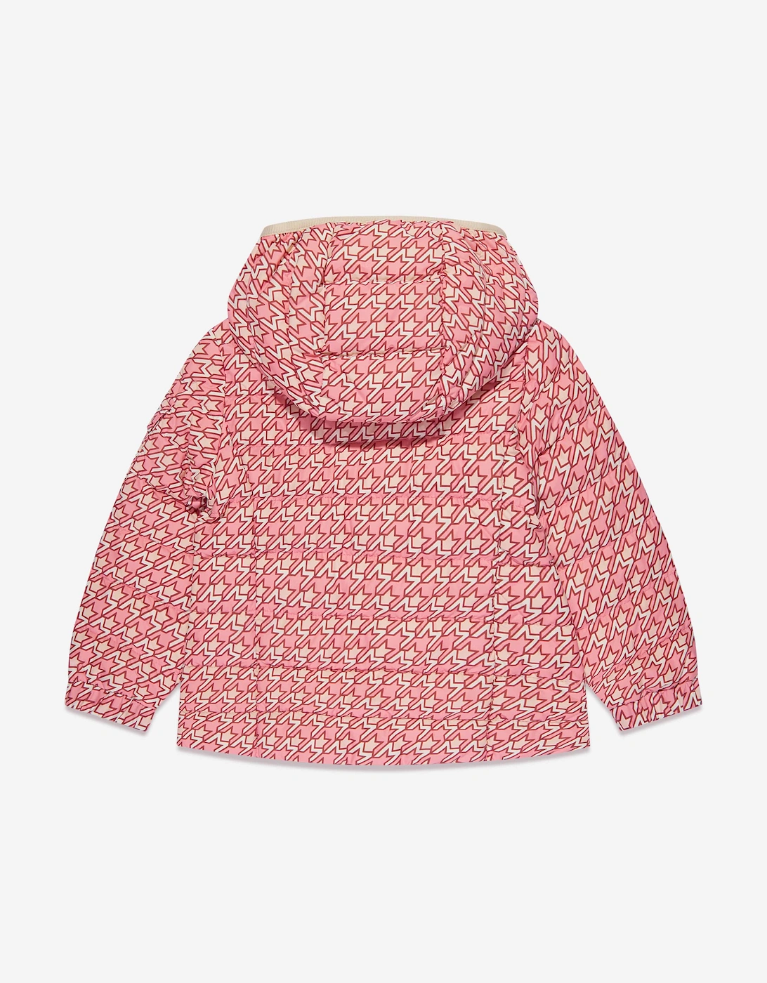 Enfant Girls Down Padded Gles Jacket in Pink