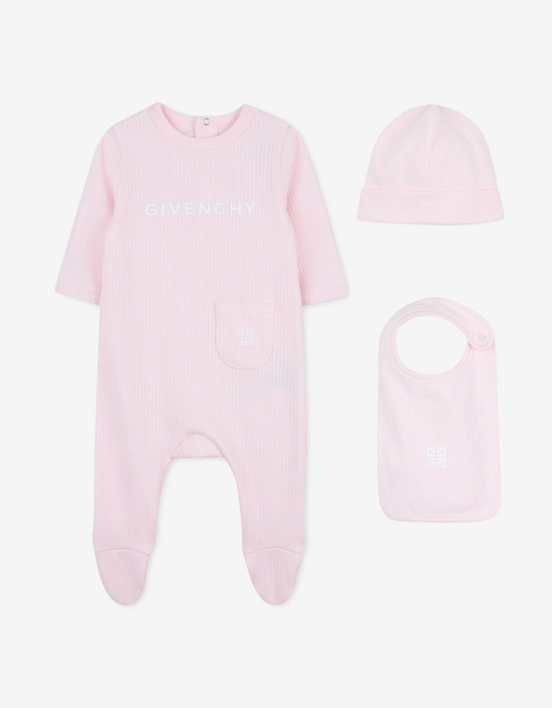 Baby Girls Babygrow Set in Pink