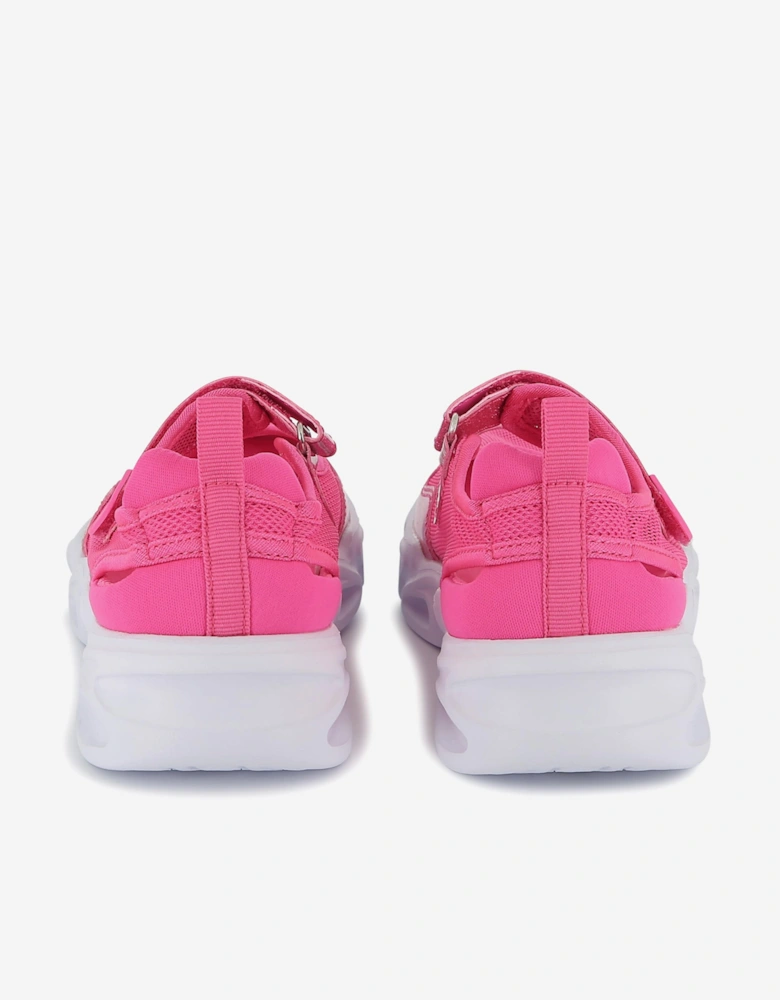 Billieblush Girls Glitter and Mesh Ballerina Trainers in Pink