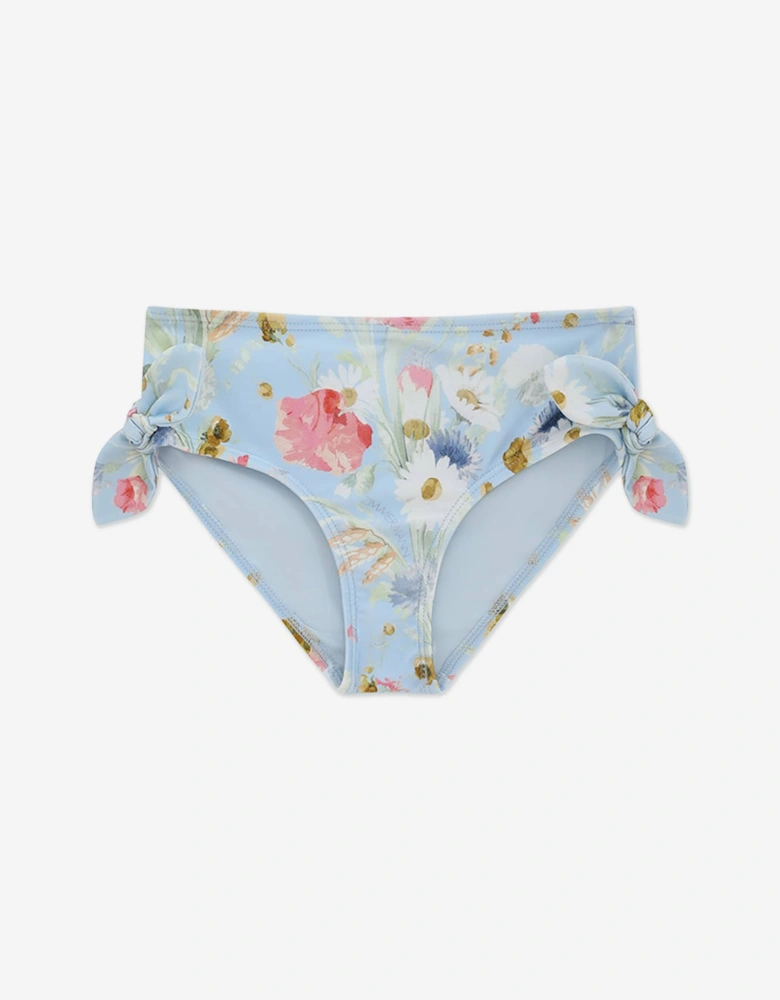 Girls Lucky Tie Bikini in Blue