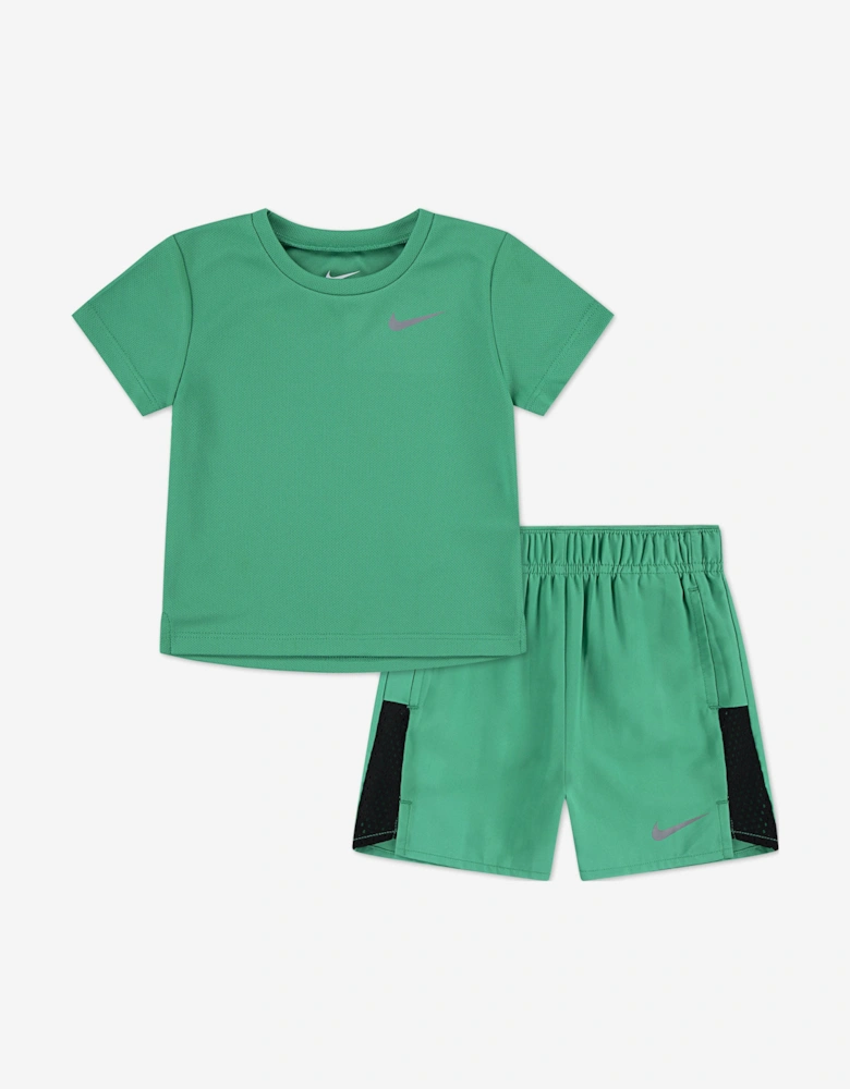 Boys Miller Challenge DF Short Set in Green