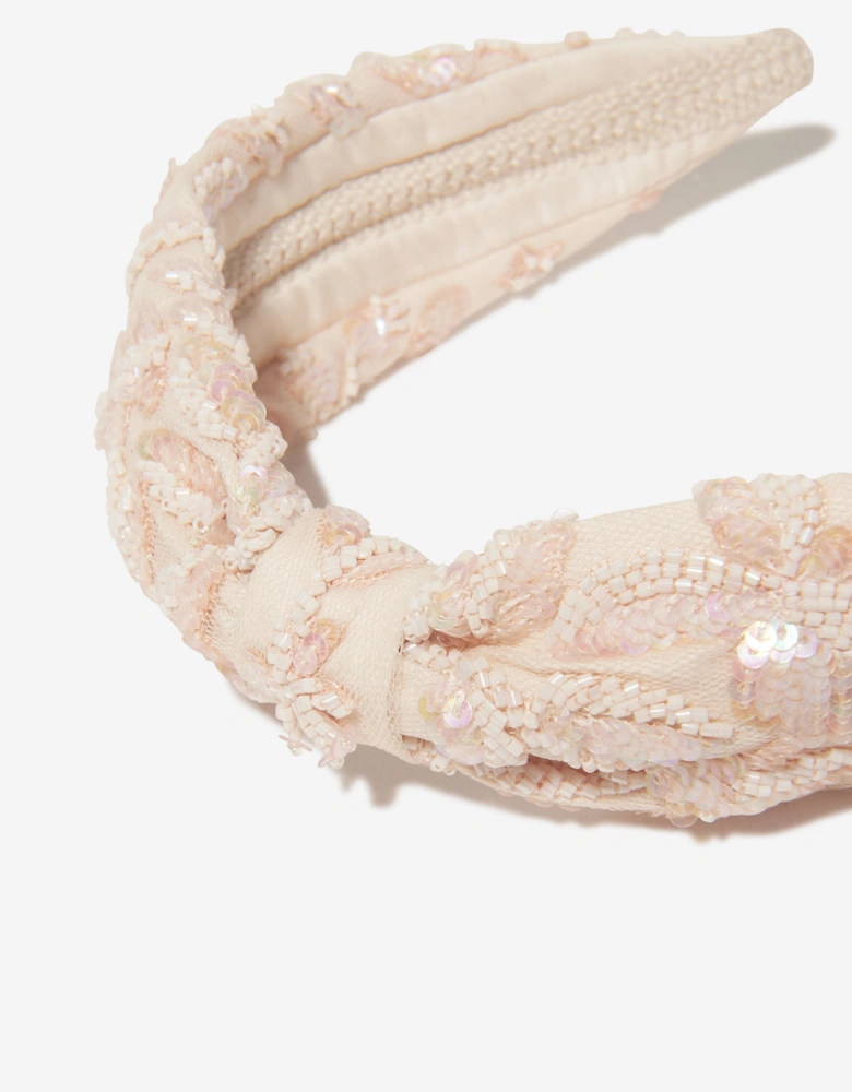Girls Coralie Headband in Pink