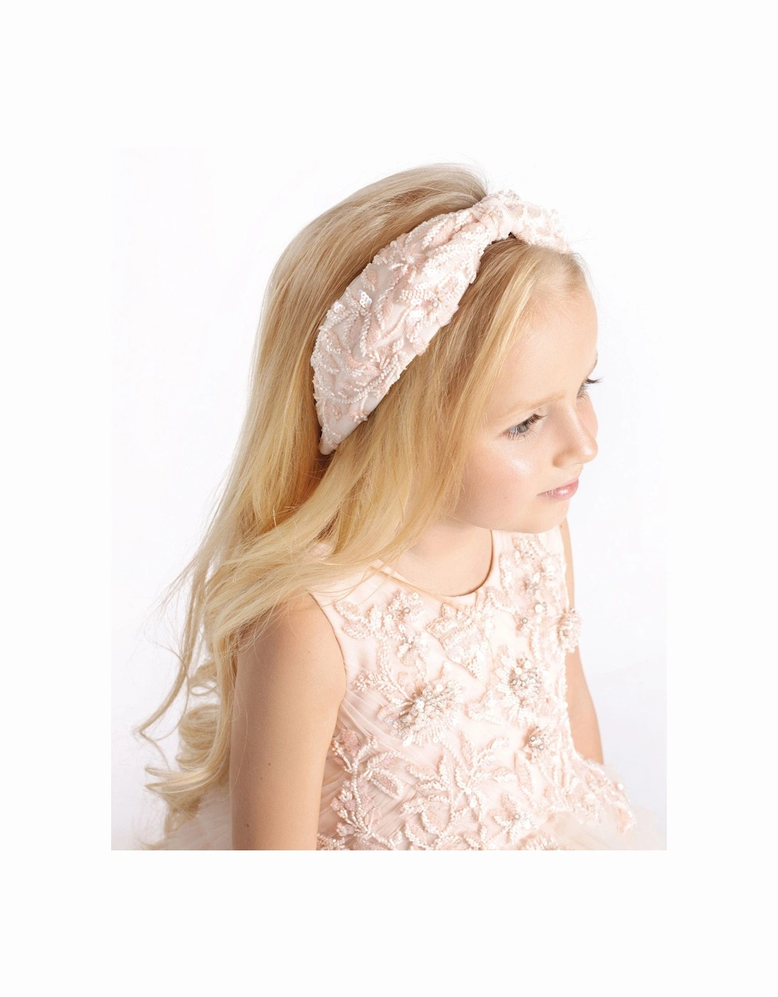 Girls Coralie Headband in Pink
