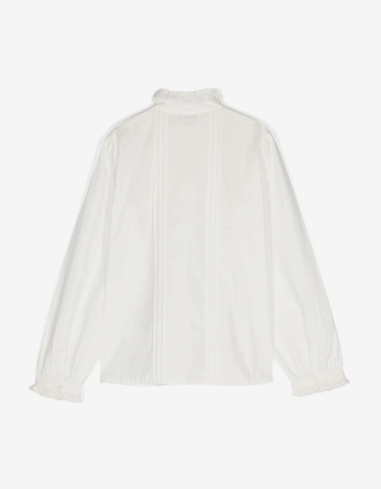 Girls Ginese Blouse in White