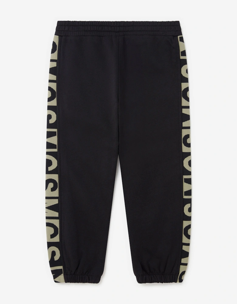 Boys Logo Block Joggers in Black
