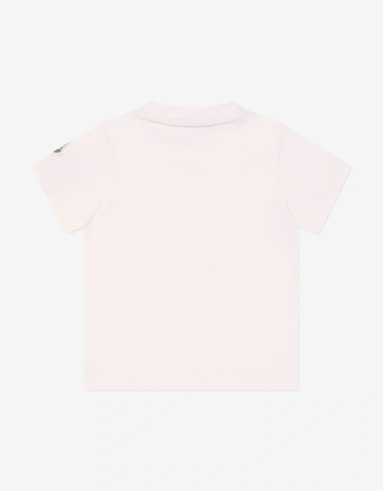 Enfant Baby Girls Logo T-Shirt in Pink