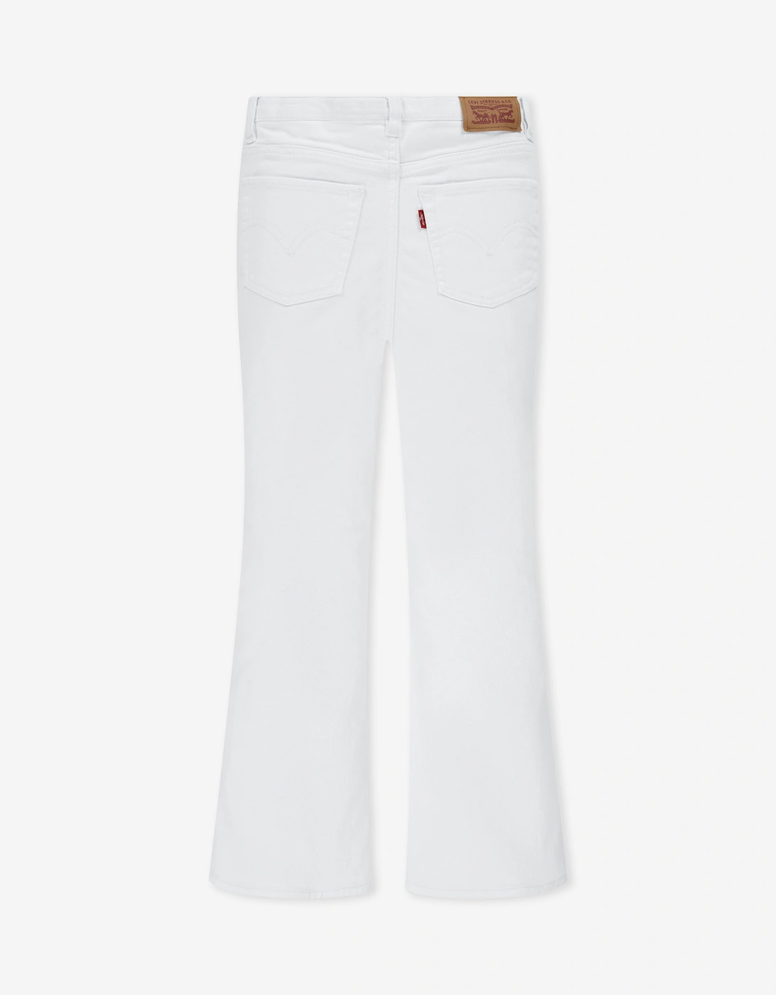 Girls 726 High Rise Flare Jeans in Ivory