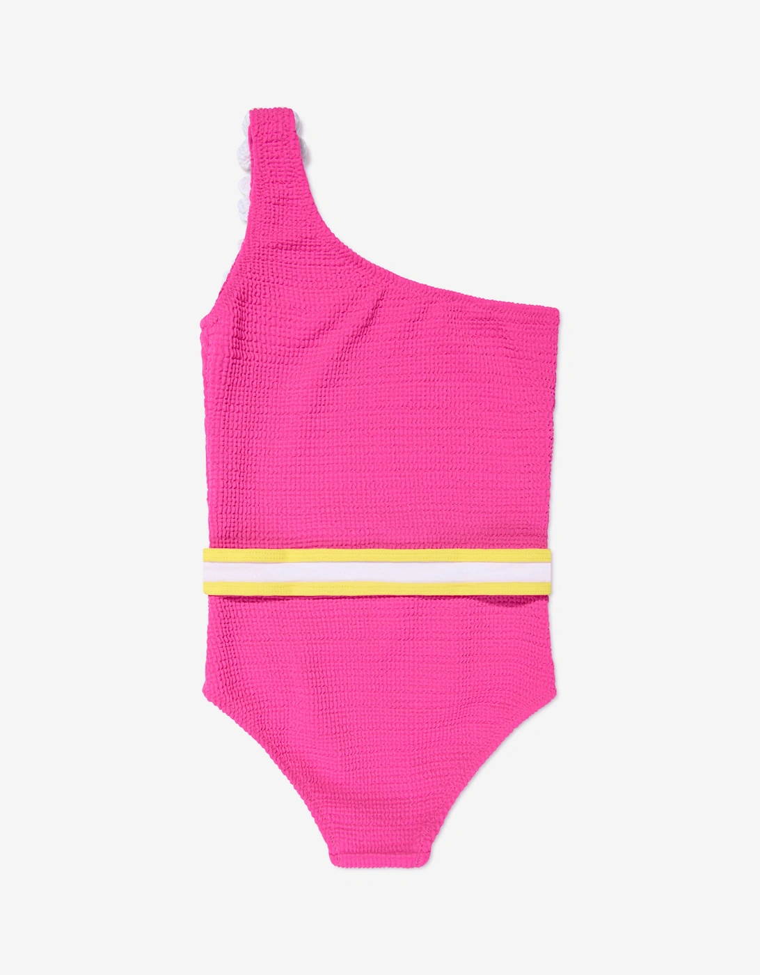 Girls Pinko Asymmetrical Swimsuit in Pink