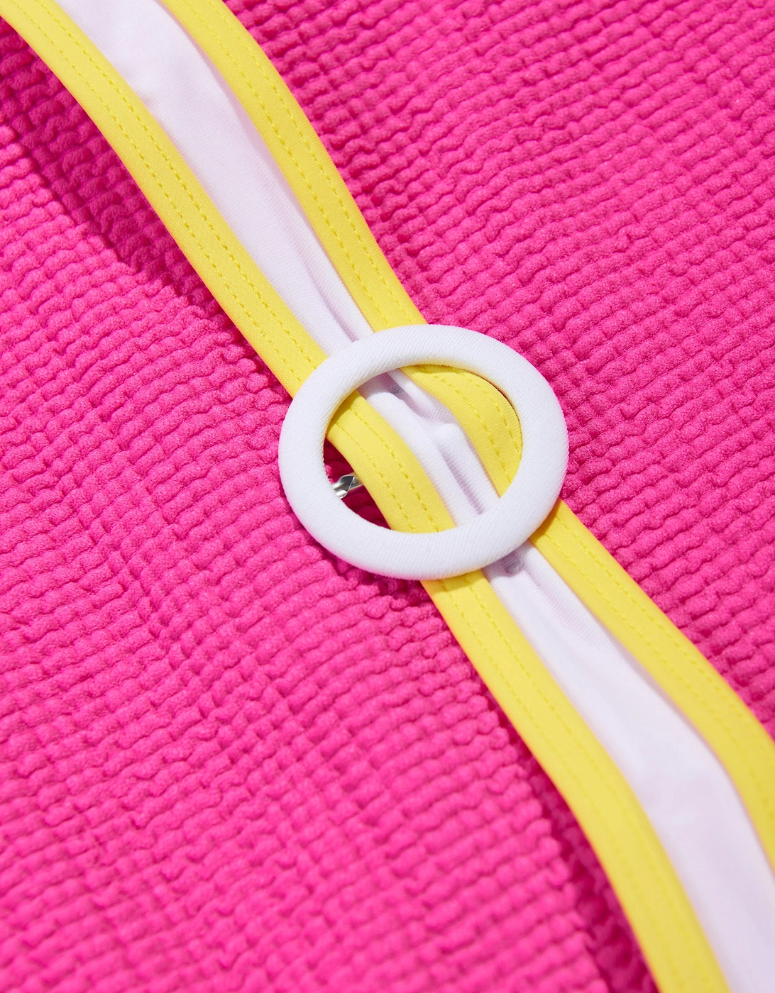 Girls Pinko Asymmetrical Swimsuit in Pink