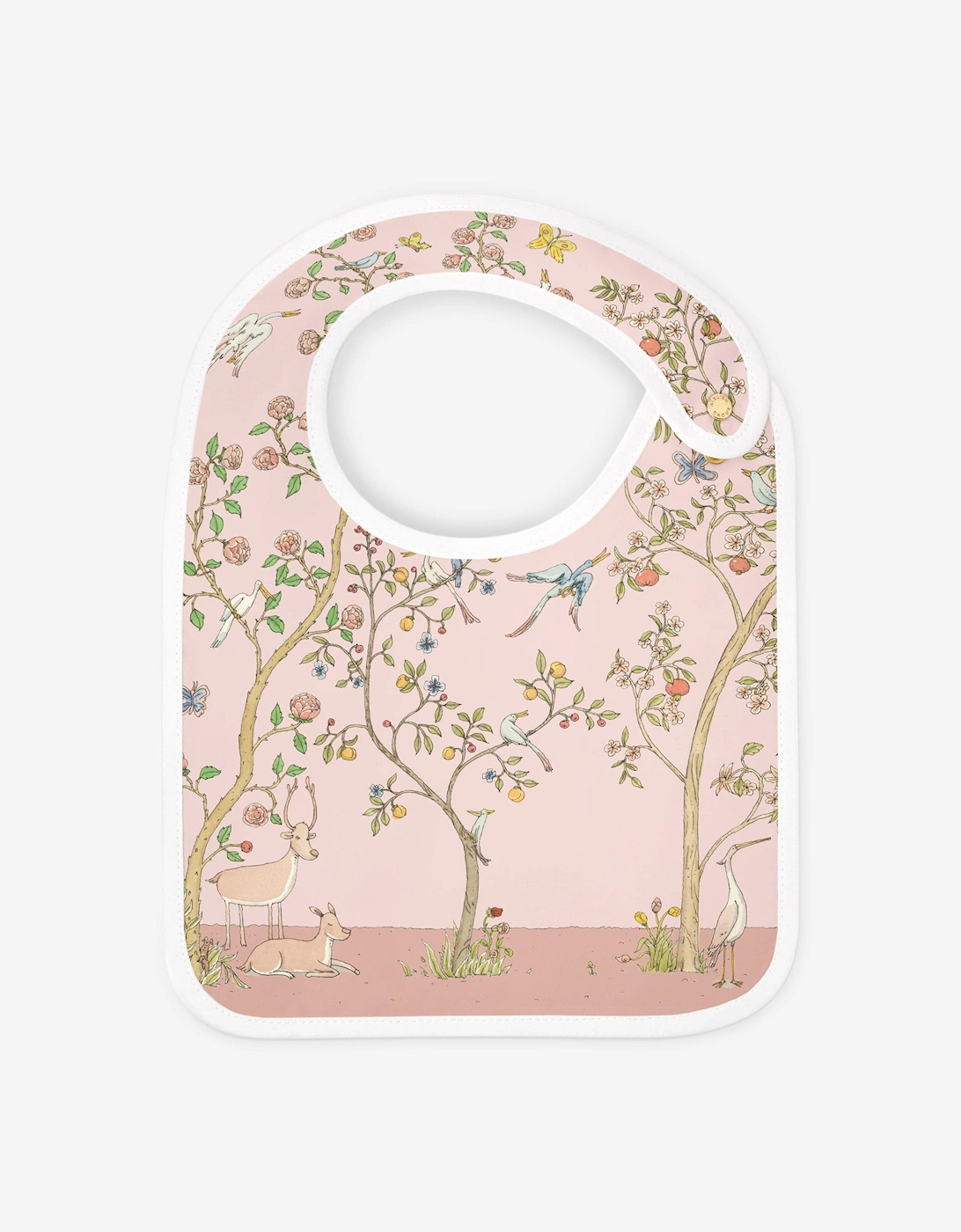 Baby Girls In Bloom Satin Bib in Pink, 5 of 4
