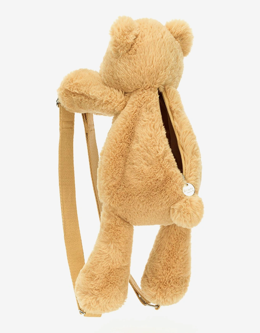 Smudge Bear Backpack in Beige (43cm)