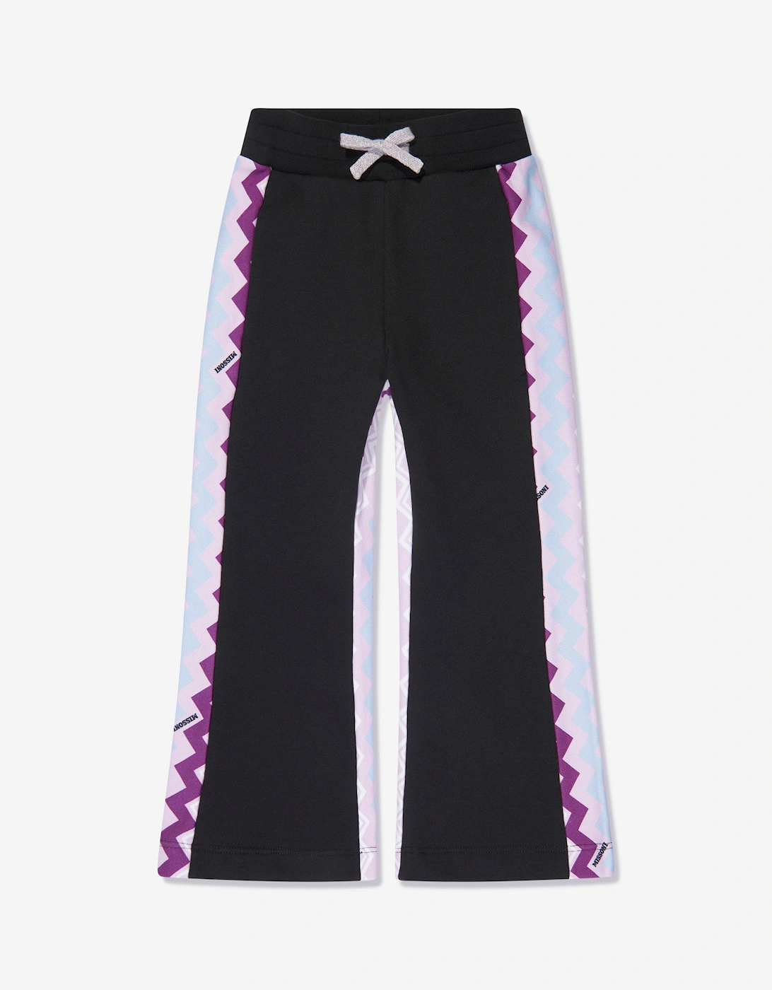 Girls Zigzag Joggers in Black, 6 of 5