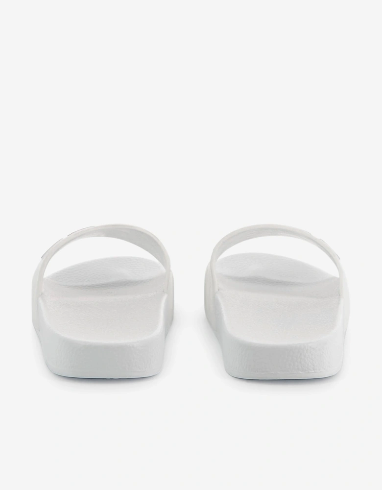 BOSS Boys Logo Sliders in White