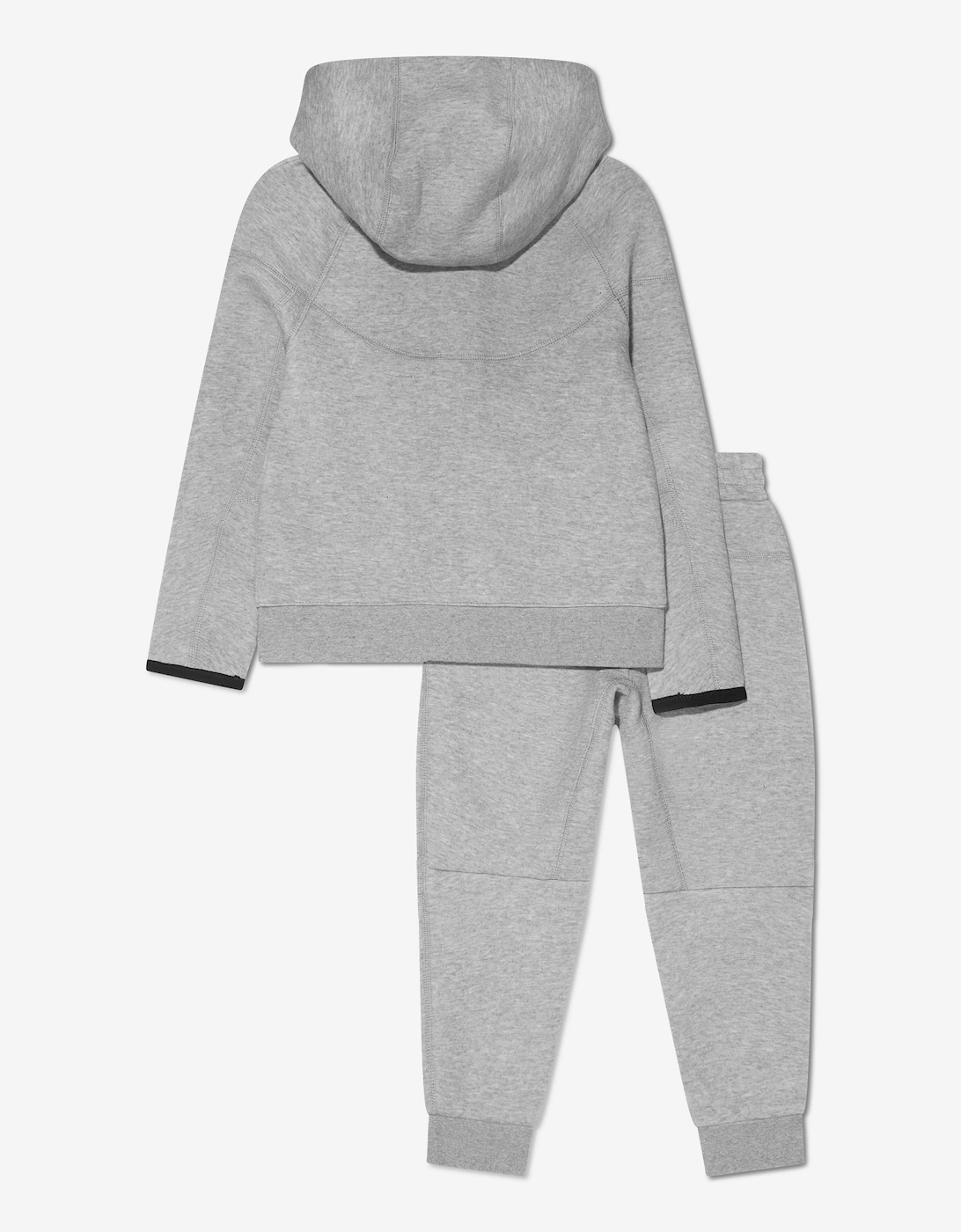Boys Tech Fleece Hooded Tracksuit in Grey