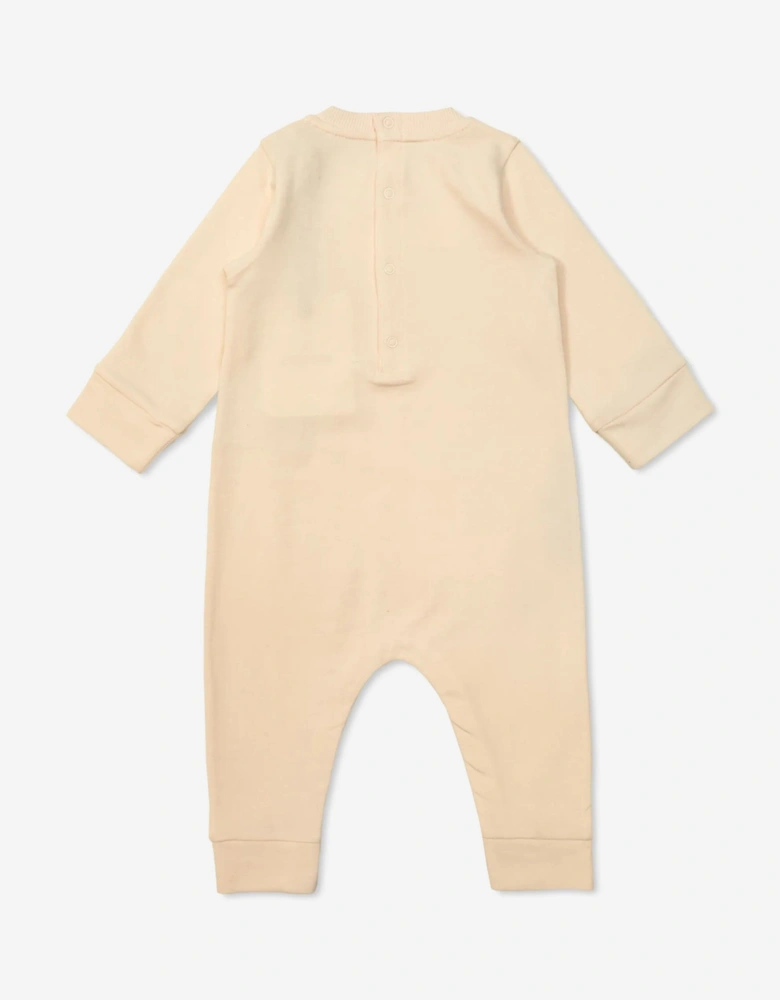 Baby Girls Logo Romper in Pink