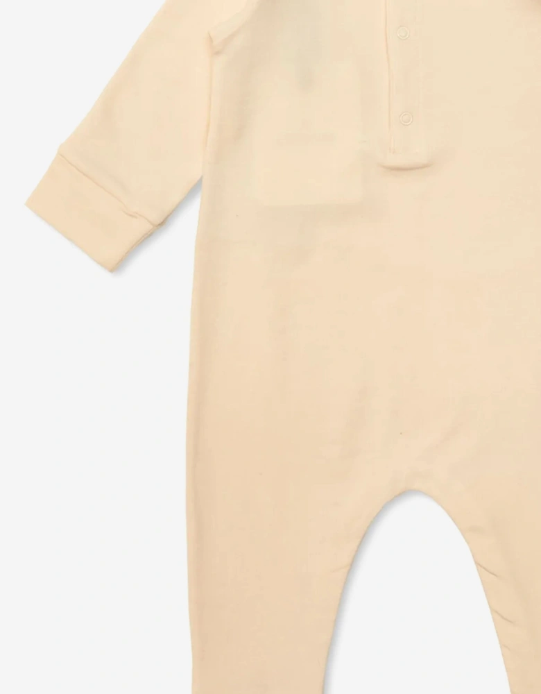 Baby Girls Logo Romper in Pink