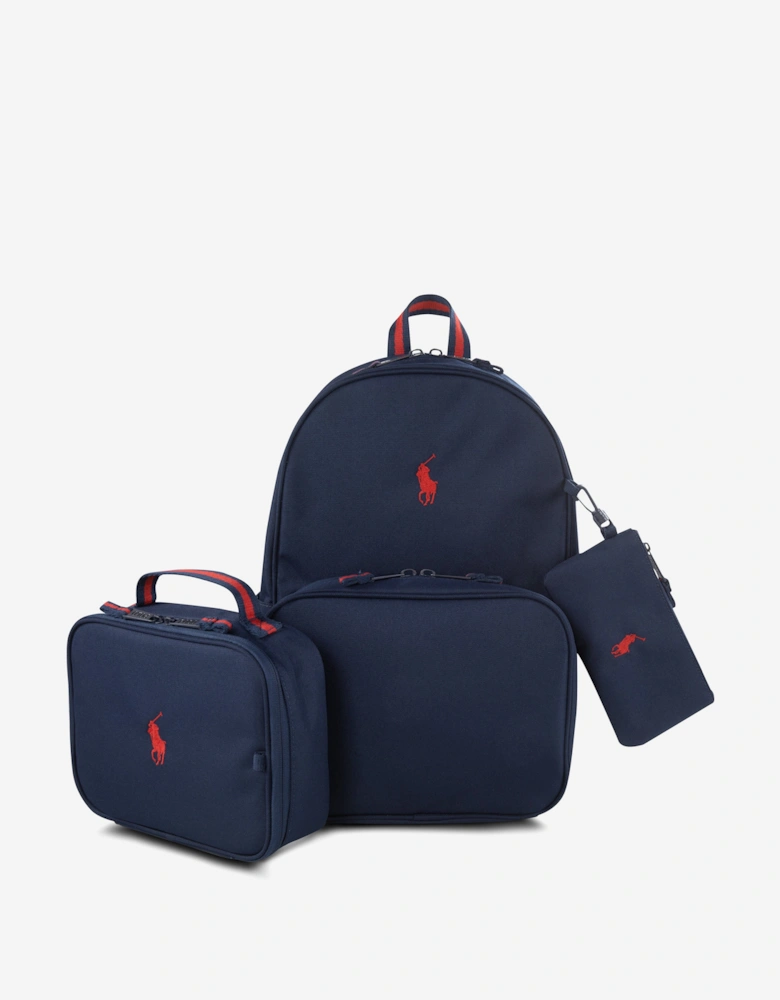 Boys Polo Combo Backpack in Navy (43cm)