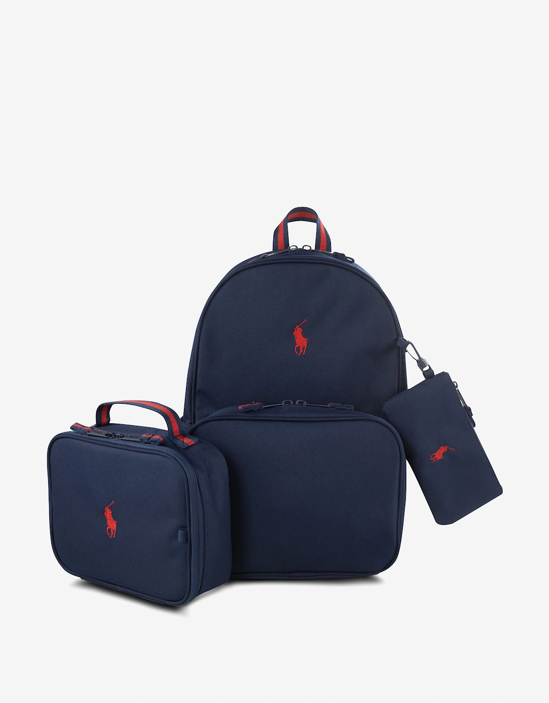 Boys Polo Combo Backpack in Navy (43cm), 8 of 7