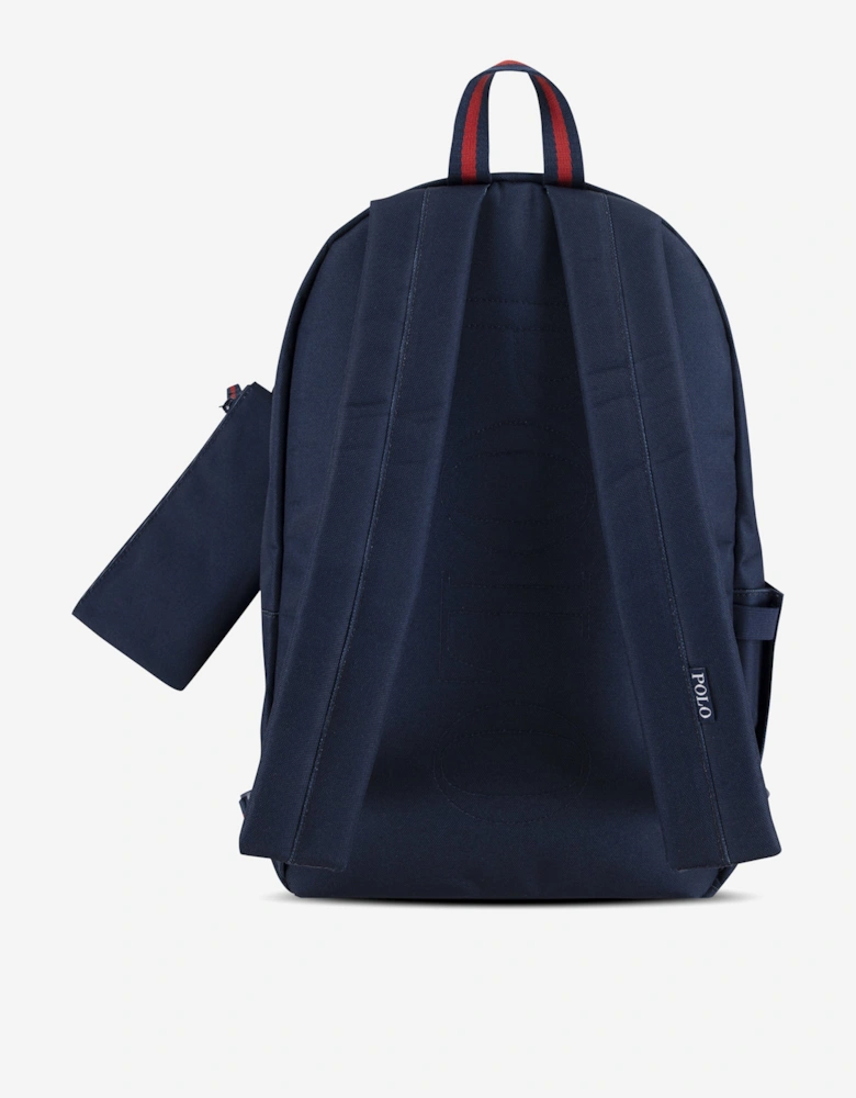 Boys Polo Combo Backpack in Navy (43cm)