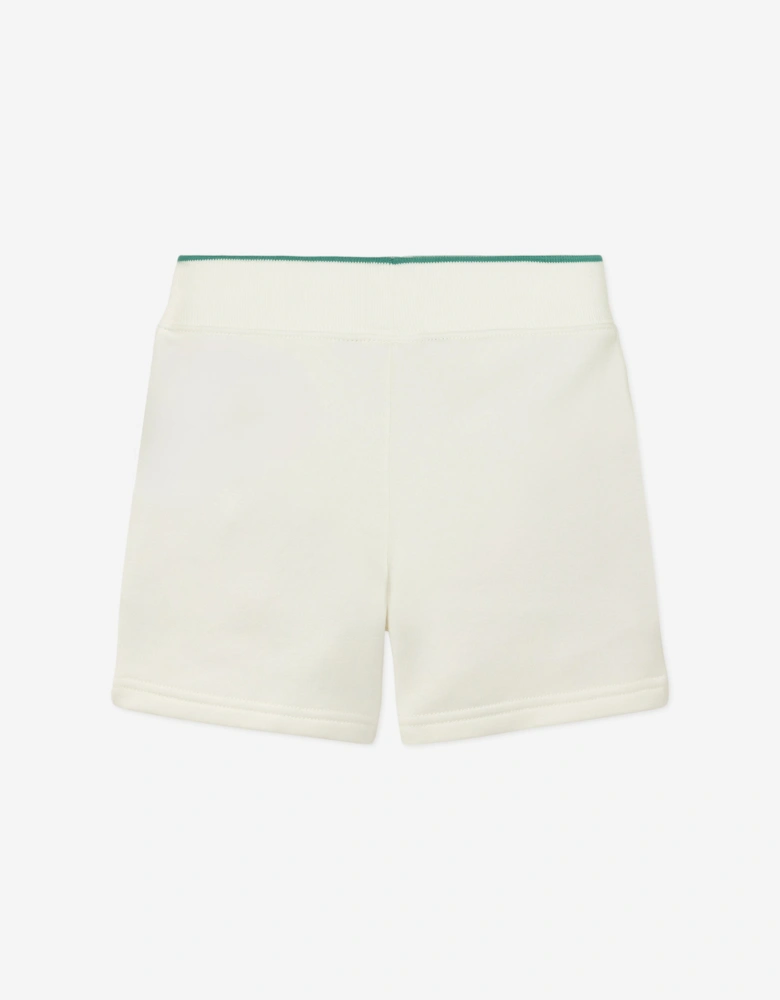 Boys Polo Bear Shorts in Ivory