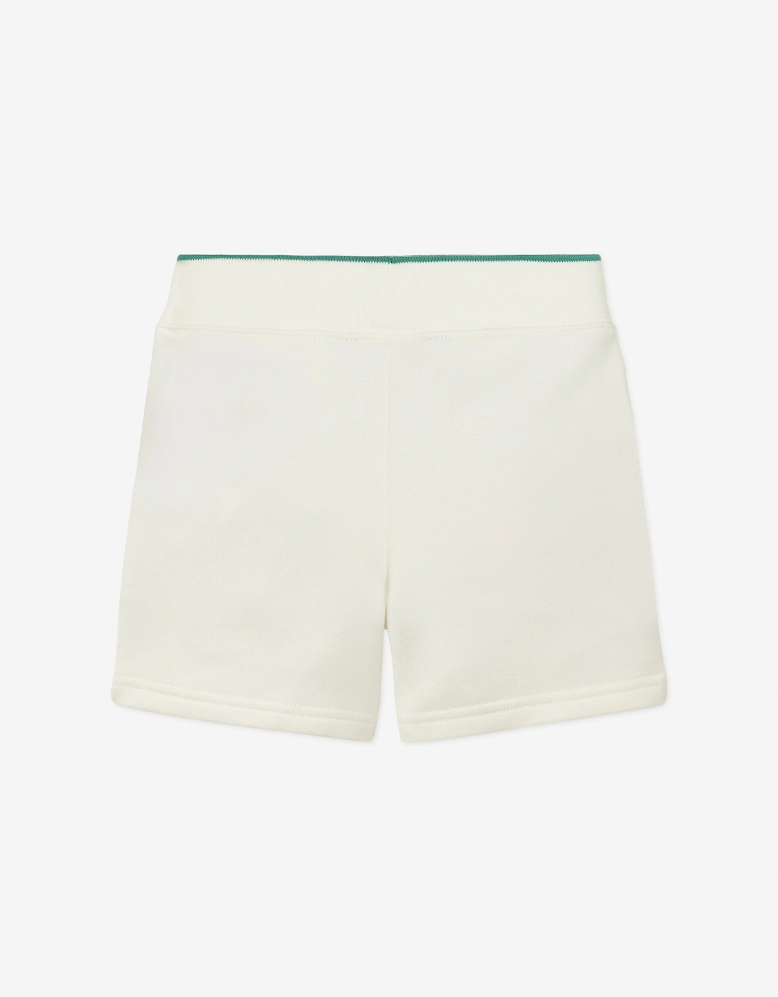 Boys Polo Bear Shorts in Ivory