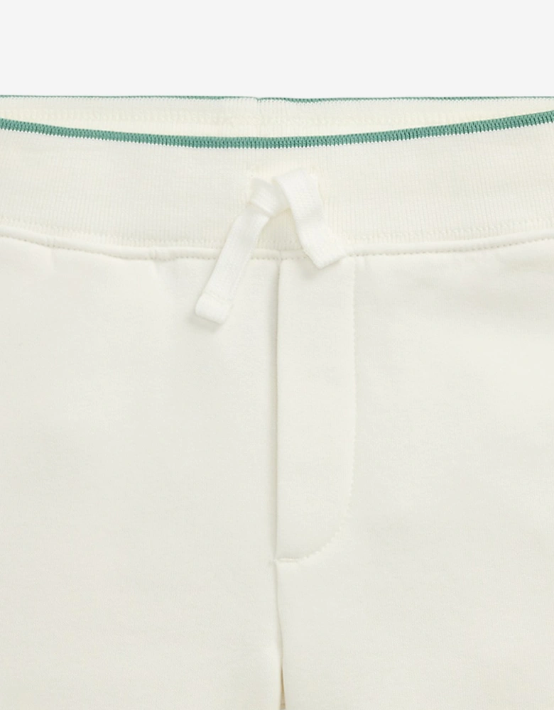 Boys Polo Bear Shorts in Ivory