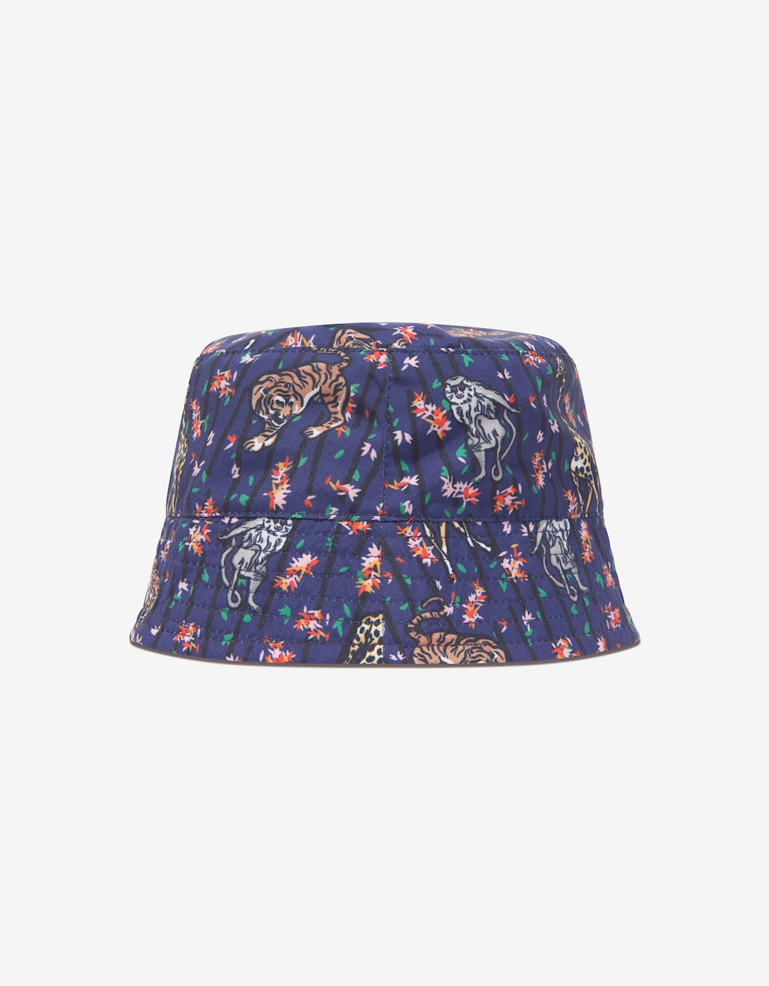 Girls Reversible Bucket Hat in Blue