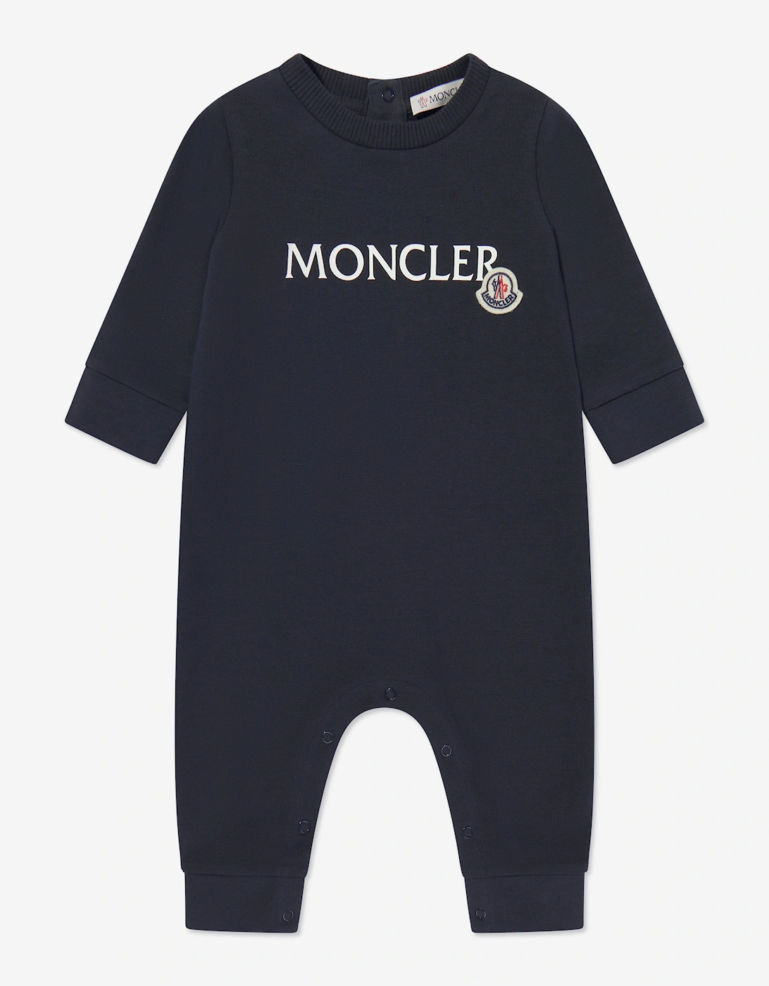 Baby Logo Romper in Navy, 5 of 4