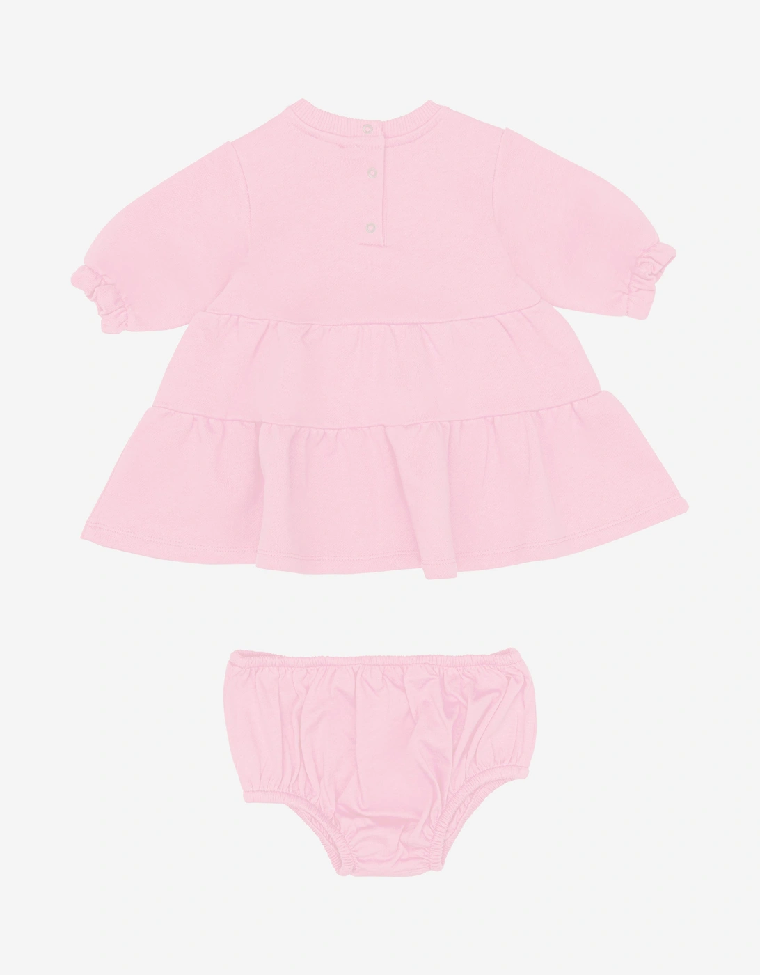 Baby Girls Jersey Dress With Knickers in Pink
