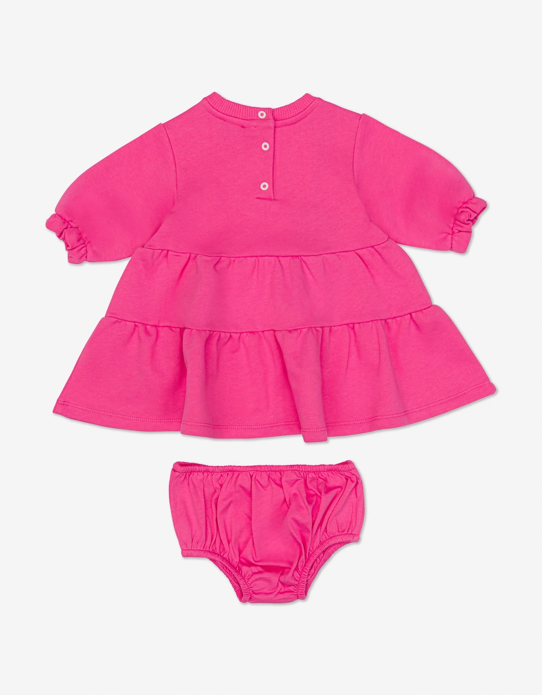 Baby Girls Jersey Dress With Knickers in Pink