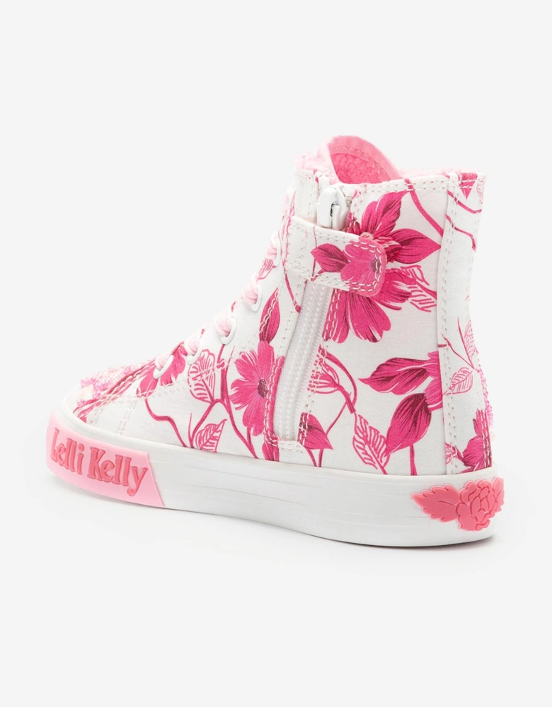 Girls Brooke Mid Baseball Boots in Pink