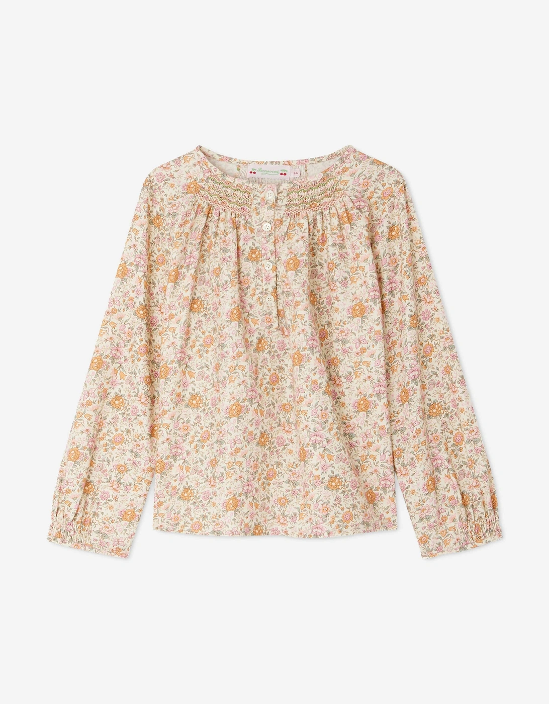 Girls Rose Blouse in Pink, 4 of 3