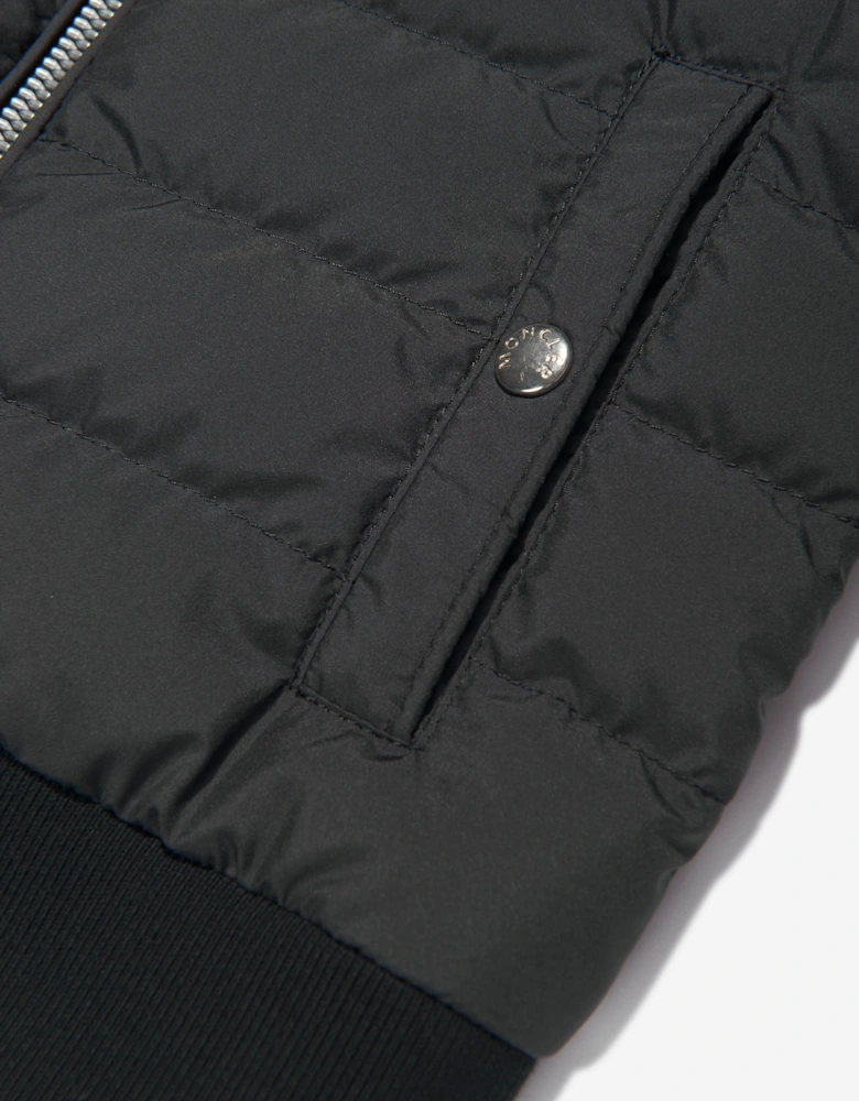 Enfant Boys Down Padded Olu Gilet in Black