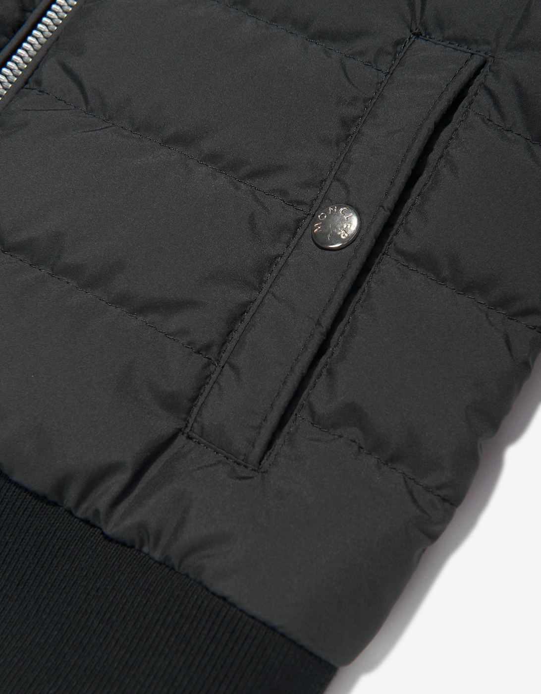 Enfant Boys Down Padded Olu Gilet in Black