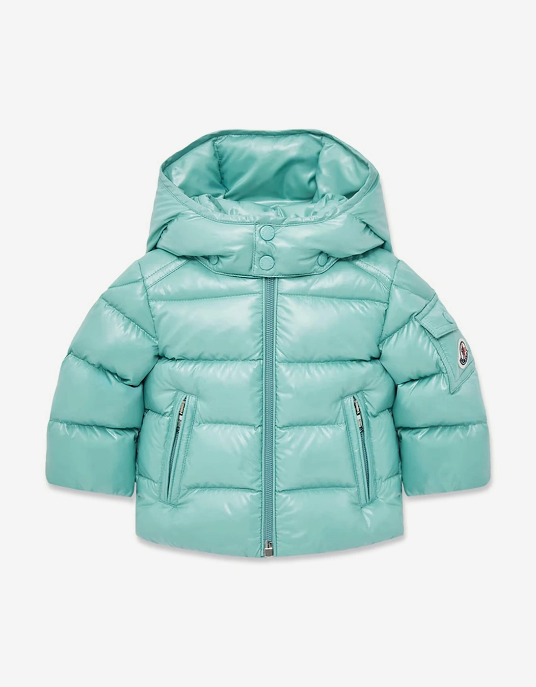 Baby Boys Down Padded Maya Jacket in Green, 5 of 4