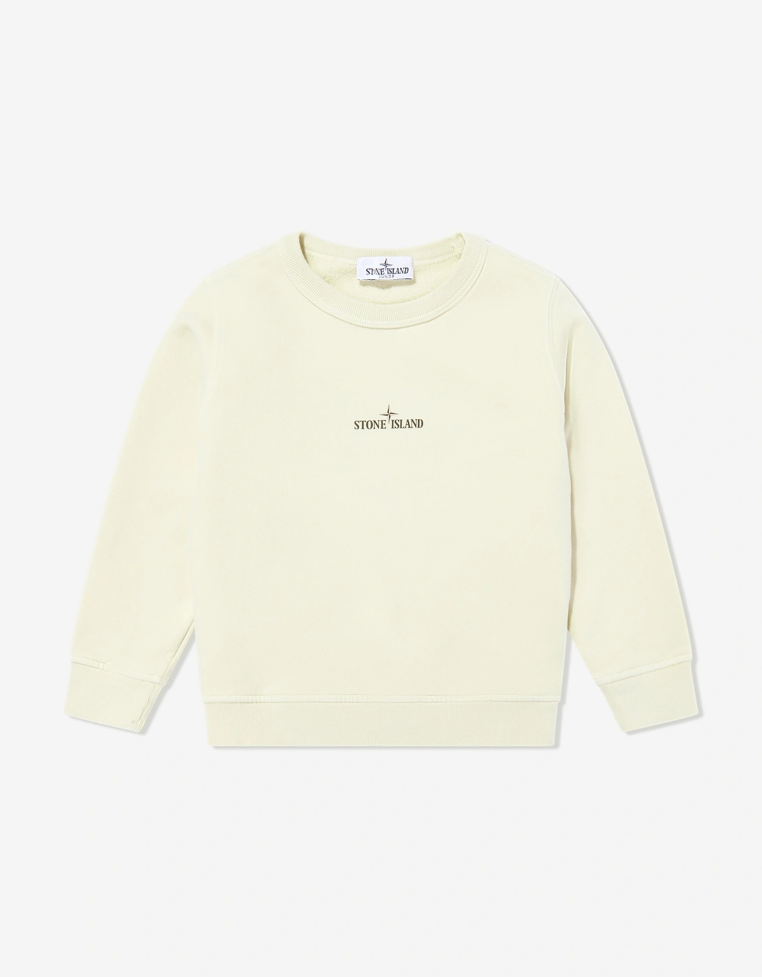 Boys Logo Sweatshirt in Ivory, 5 of 4