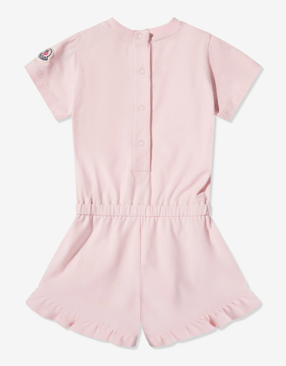 Enfant Baby Girls Logo Playsuit in Pink