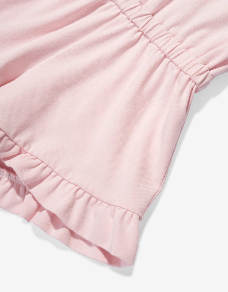 Enfant Baby Girls Logo Playsuit in Pink