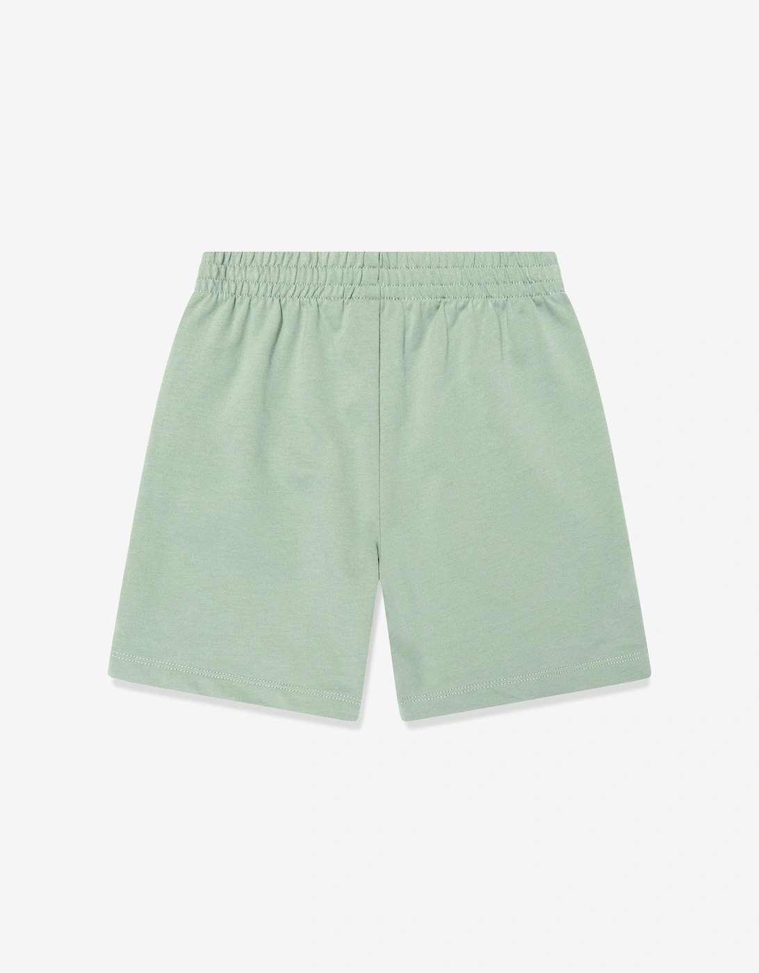 Boys Logo Bermuda Shorts in Green